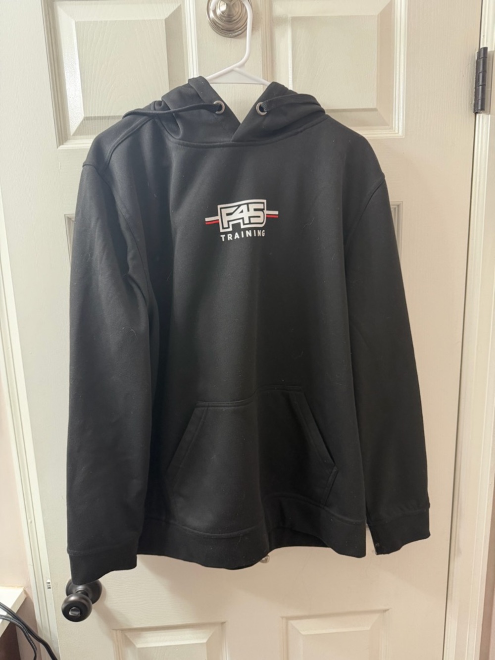 Men's Black Crewneck Hoodie